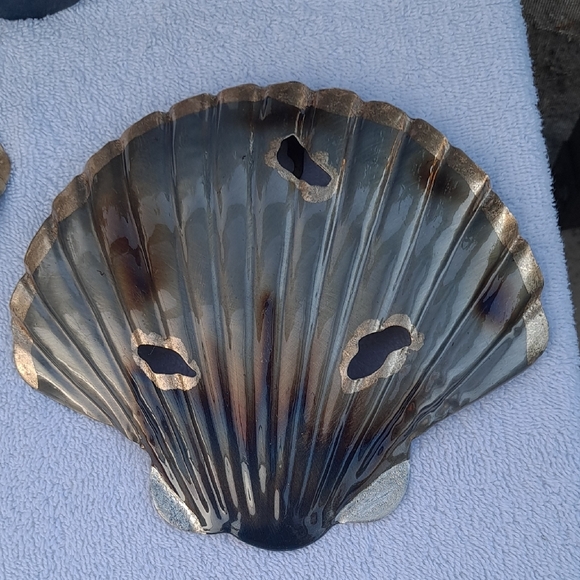 Decorative  Metal Shell Wall Art Set - Picture 5 of 8